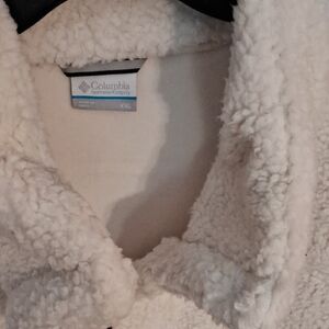 Columbia Off-White Fleece Jacket..Size::XXL
